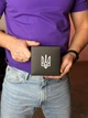 Мужской ремень кожаный I'm Ukrainian Чёрный - изображение 4