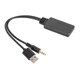 Автомобільний адаптер BauTech AUX 3.5 мм Bluetooth 5.0 Чорний (1015-485-00) - зображення 8