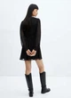 Платье женское MANGO 57048271 Черный M KL0468 - изображение 8