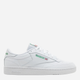 Sneakersy męskie skórzane Reebok Club C White Green AR0456 41 Białe (4056561016697) - obraz 1