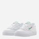 Sneakersy męskie skórzane Reebok Club C White Green AR0456 41 Białe (4056561016697) - obraz 3