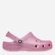 Детские кроксы-сабо для девочки Crocs Classic Glitter Clog T PTG 206992-6XE 22-23 (C6) Pink Tweed Glitter (196265650705) - изображение 1