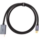 Кабель мультимедийный mini DisplayPort to HDMI 1.0m Cabletime (CA914593) - изображение 1