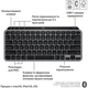 Клавіатура бездротова Logitech MX Keys Mini for Mac Minimalist Wireless Illuminated Space Gray (920-012652) - изображение 3