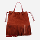 Torba shopper damska skórzana IUNTOO 174011-E10 Czerwona (800070326006) - obraz 4