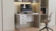 Компьютерный стол Ferrum-decor Гарри 75x120x60 черный ДСП Белое 16мм - изображение 1