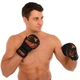 Перчатки для смешанных единоборств MMA Fistrage 8437 размер XL Black-Orange - изображение 6