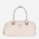Torebka crossbody damska Guess Eco Rianee HWEQG954105-STO Mleczna (800070334873) - obraz 1
