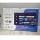 Телевизор Smart 4К с диагональю 45 дюймов Google TV UA45GOO WiFi 1.5Gb Ram 8Gb Rom Безрамочный - изображение 2