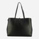 Torba shopper damska skórzana IUNTOO 130001-D28 Czarna (800070285187) - obraz 2