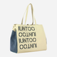 Сумка шопер жіноча IUNTOO 140001-BEIGE-JEANS Бежева (800070262508) - зображення 3