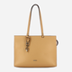 Torba shopper damska skórzana IUNTOO 168093-4720 Beżowa (800070318228) - obraz 1
