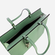 Torba shopper damska skórzana IUNTOO 168093-4723 Zielona (800070318229) - obraz 4