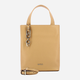 Torba shopper damska skórzana IUNTOO 168095-4720 Beżowa (800070318236) - obraz 4