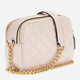 Сумка крос-боді через плече жіноча маленька Guess Giully HWQA8748140-LTR Рожева (800070316640) - зображення 2
