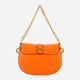 Сумка багет жіноча маленька Guess Kuba HWVA9329780-TNG Помаранчева (800070326074) - зображення 2