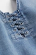 Платье джинсовое женское H&M 166hm05300022 32 Синий (2000000882345) - изображение 5
