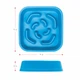 Миска квадратна Dexas силіконова Слоу Фідер для повільного годування 1,44 л блакитна (PW3062194) - зображення 3