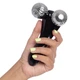 Массажер роликовый для лица и тела 3D лифтинг ручной 2 шарика Zelart 3D Massager CX-301 черный-серый - изображение 4