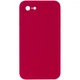 Чохол Silicone Case Square Full Camera Protective (AA) NOLOGO для Apple iPhone 6/6s (4.7") Червоний / Rose Red - изображение 1