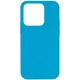 Чохол Silicone Case Full Protective (AA) NO LOGO для Apple iPhone 14 Pro (6.1") Блакитний / Blue - изображение 1