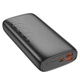 Універсальна Мобільна Батарея Power Bank Hoco J122A Respect 22.5W+PD20W 20000 mAh Колір Чорний - изображение 5