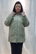 Женская двухсторонняя демисезонная куртка Mishele 3016-1 Оливковый, 54 - изображение 2