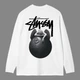 Лонгслів Stussy 0003 білого кольору, розмір L - зображення 2