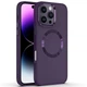 TPU чохол Bonbon Metal Style with MagSafe для Apple iPhone 16 Pro (6.3") Фіолетовий / Dark Purple - изображение 1