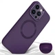TPU чохол Bonbon Metal Style with MagSafe для Apple iPhone 16 Pro (6.3") Фіолетовий / Dark Purple - изображение 5