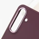 TPU чохол Bonbon Metal Style для Samsung Galaxy S23+ Бордовий / Plum - изображение 6