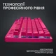 Клавіатура Logitech G Pro X TKL Lightspeed Tactile Magenta (920-012159) - зображення 2