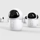 Камера видеонаблюдения поворотная IP Wi-Fi camera видео няня, беби монитор HOCO DI10 smart camera |306°| Белый - изображение 8