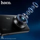 Автомобильный видеорегистратор Hoco DI41|2 камеры, 720p передняя/480p задняя, угол обзора 145°, экран 4", аккумулятор 150 мАч, циклическая запись, камера заднего вида, парковочный мониторинг, замедленная съемка - изображение 7