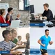 Беспроводная Bluetooth 5.3 гарнитура с открытым ухом Arikasen влагонепроницаемые наушники со съемным микрофоном для колл-центра / работы, 9.2х13.4х4.6 см, черный (99431750) - изображение 7