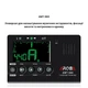 Метроном - тюнер для музыкальных инструментов AROMA AMT-560 настройщик звука для гитары / скрипки / укулеле / трубы / кларнета / флейты, черный (99426138) - изображение 4