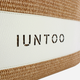 Сумка жіноча середня IUNTOO 105011-RAFIA/BIANCO Біла (800070318311) - зображення 5
