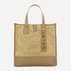 Torba shopper damska IUNTOO 115003-TAUPE+TEDDY-TAUPE Beżowa (800070310031) - obraz 1