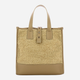 Torba shopper damska IUNTOO 115003-TAUPE+TEDDY-TAUPE Beżowa (800070310031) - obraz 2