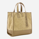 Torba shopper damska IUNTOO 115003-TAUPE+TEDDY-TAUPE Beżowa (800070310031) - obraz 3