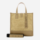 Torba shopper damska IUNTOO 115003-TAUPE+TEDDY-TAUPE Beżowa (800070310031) - obraz 4