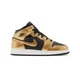 Кроссовки детские Jordan Air Jordan 1 Mid Se (Gs) Llic Gold Black 37.5 Комбінований DR6967-071 - изображение 2