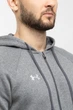 Кофта мужская Under Armour Rival Fleece Logo Hd XL Сірий 1379767-025 - изображение 3