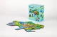 Магнитная карта-пазл PuzzleOK Украина, размер 210*297 мм, 25 деталей - изображение 1