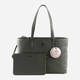 Сумка шопер жіноча з натуральної шкіри Mandarina Duck Mellow P10FZT24-758 Зелена (800070314732) - зображення 3