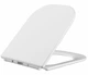 Сидіння-кришка для унітазу MIXXUS SEAT COVER QUADRO-2003 430х338х35mm дюропластове швидкознімне з мікроліфтом (MI6689) - изображение 4