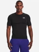 Футболка спортивная мужская Under Armour UA HG Armour Comp SS UAR-1361518001 L Черная (194513917600) - изображение 1
