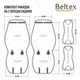 Комплект премиум накидок для сидений BELTEX BX85120 Chicago black-coffee - изображение 7
