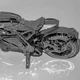 Металлический конструктор Vkstar 3d пазл мотоцикл - изображение 4