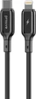 Кабель Proove Flex Metal Type-C to Lightning 27 Вт 1 м Black (505040001) - изображение 1